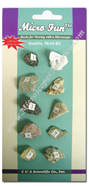 Rocks and Minerals Specimens Set MSA-R1